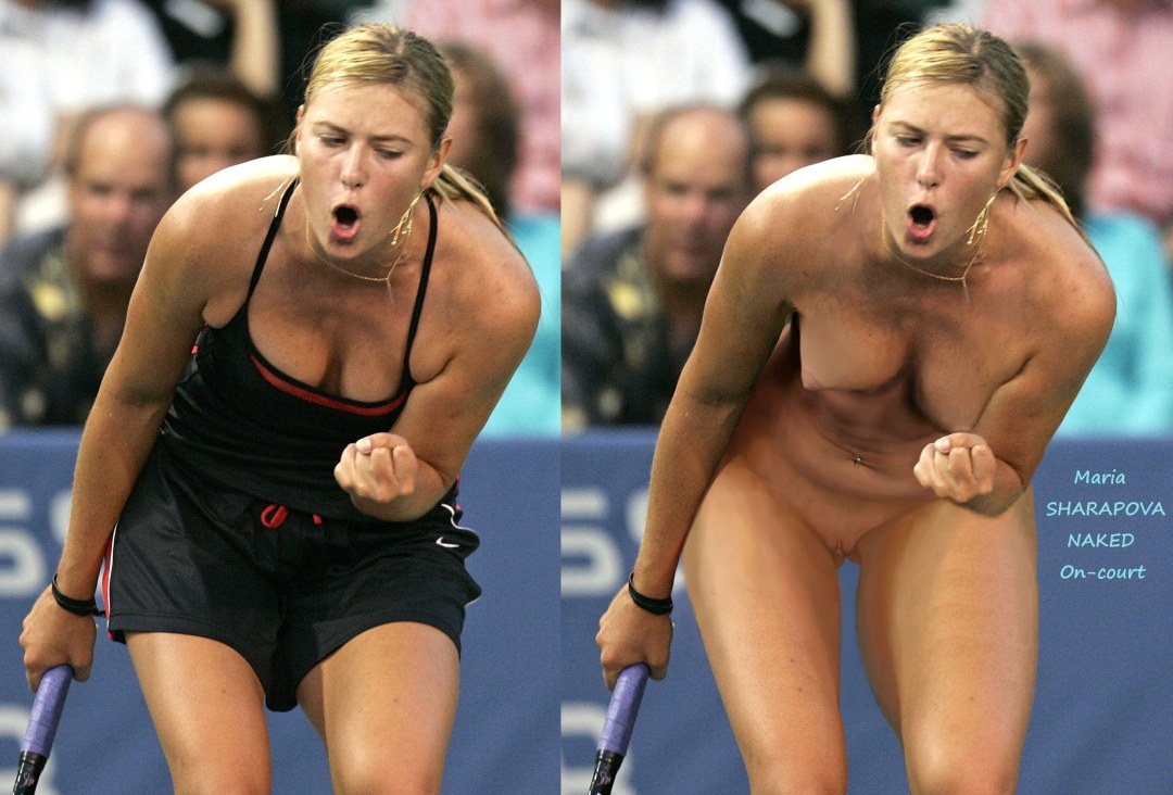 Jugadores de tenis Justin Khingis Klisters Sharapova Yankovich Ivanovich desnudo