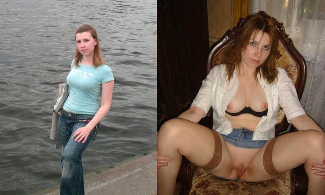 Damas con ropa sin bragas