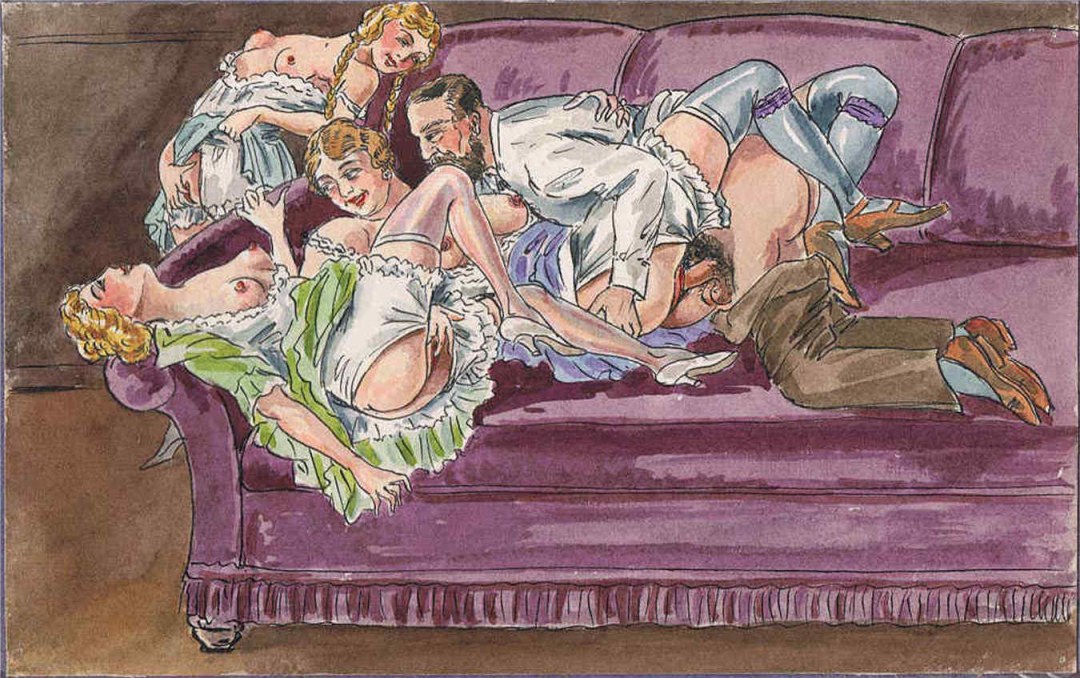 Ilustraciones retro eróticas