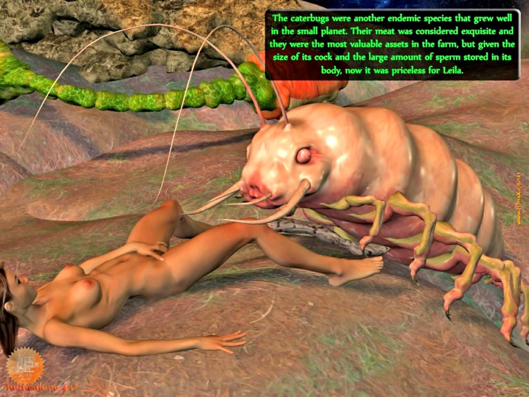 Insectos hentai 3d cómic