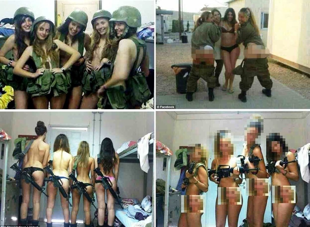 Niñas del ejército israelí desnudo