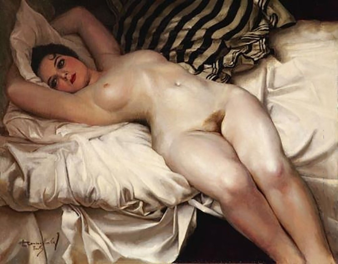 Artista Lev Chistovsky Pinturas desnudas