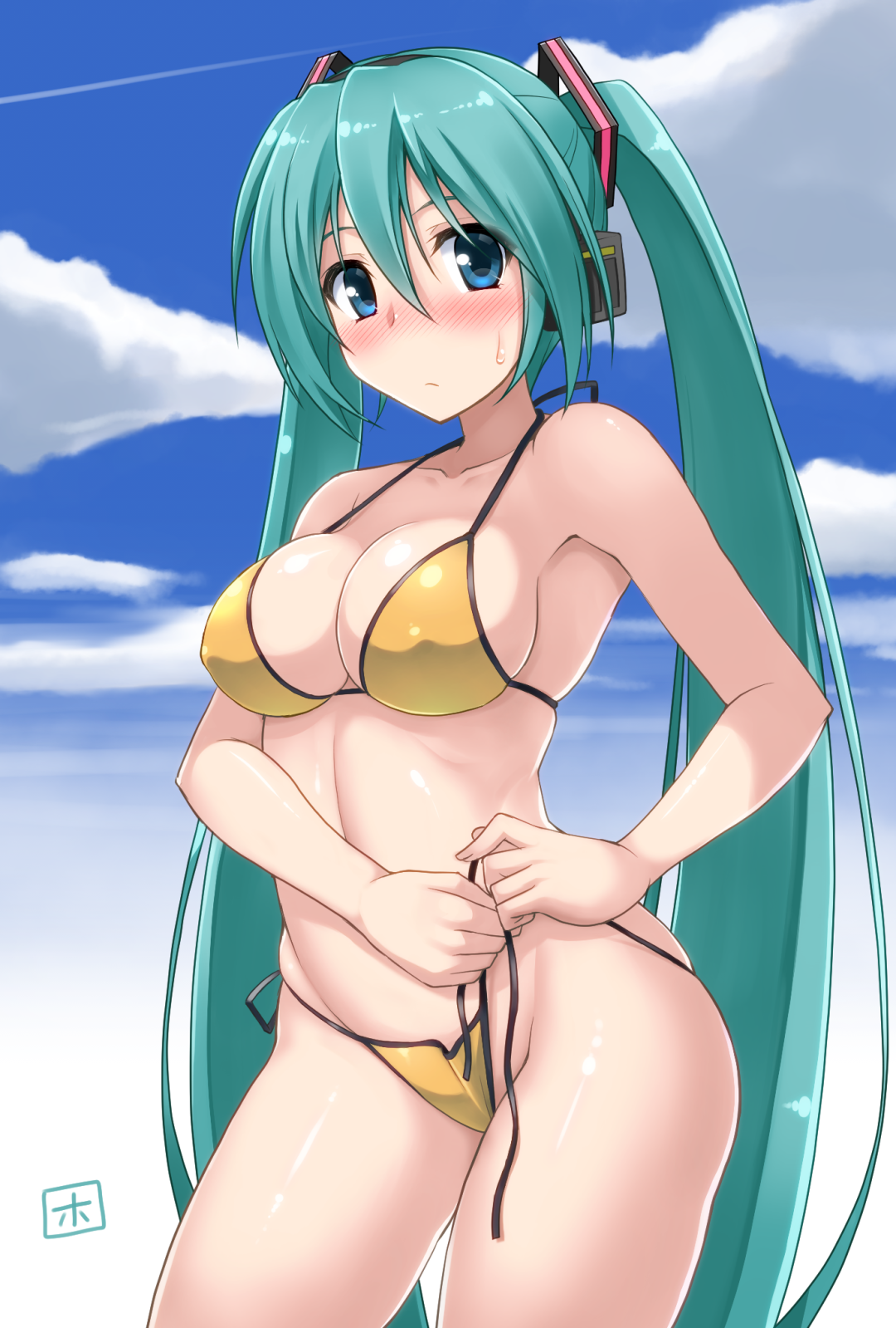 Miku hatsuna bikini hentai