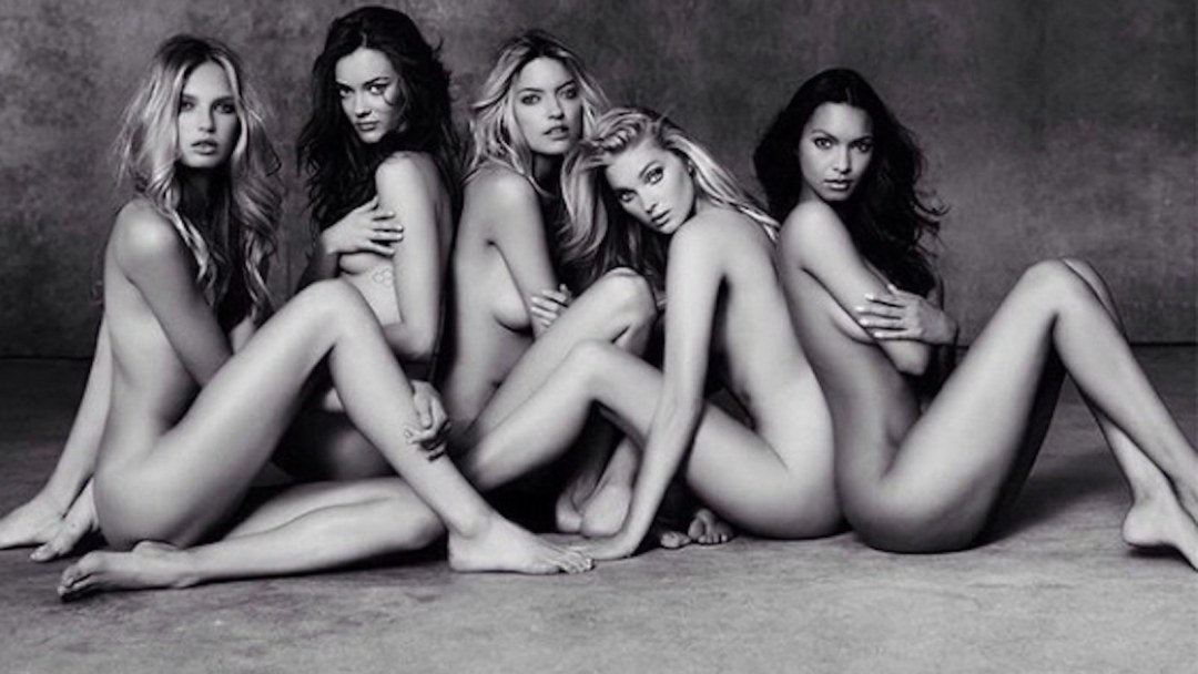 Victoria Sikrets modelos desnudos