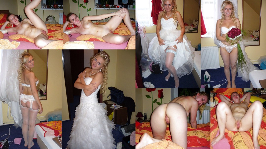 La novia desnuda está vestida