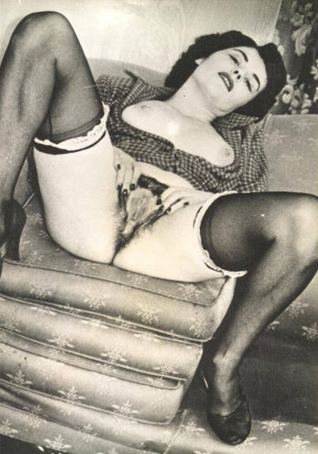 Mujeres retro sin bragas