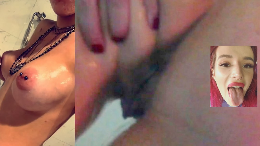 Bella Thorne fusionó 18 masturbación desnuda