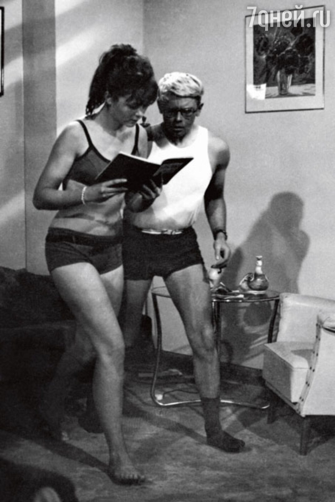 Seleznev en un traje de baño