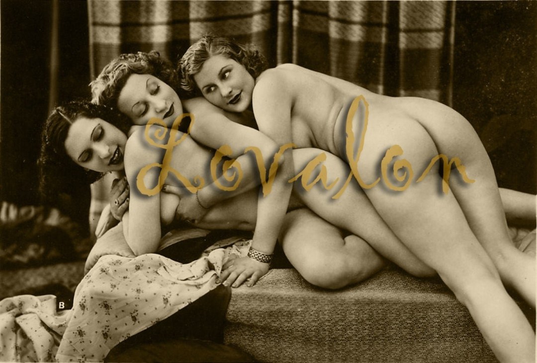 Pornografía retro de mujeres desnudas