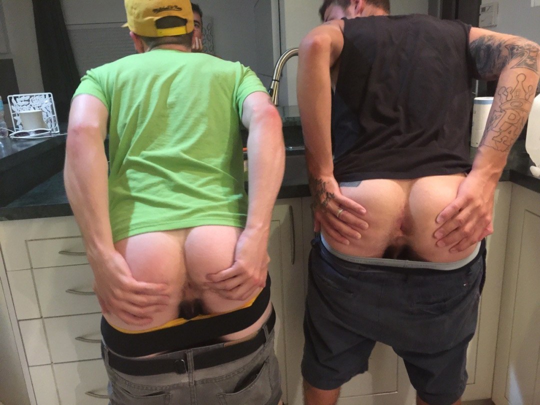 Botones de hombres sin bragas