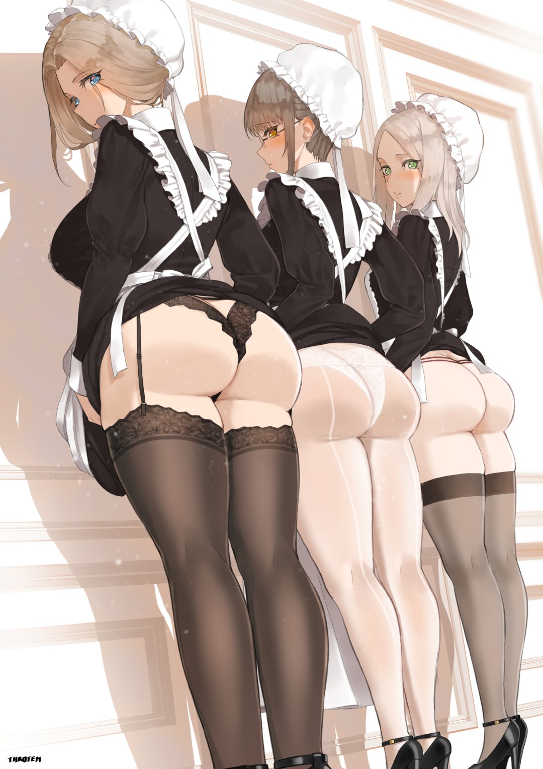 Pantyhose maid hentai