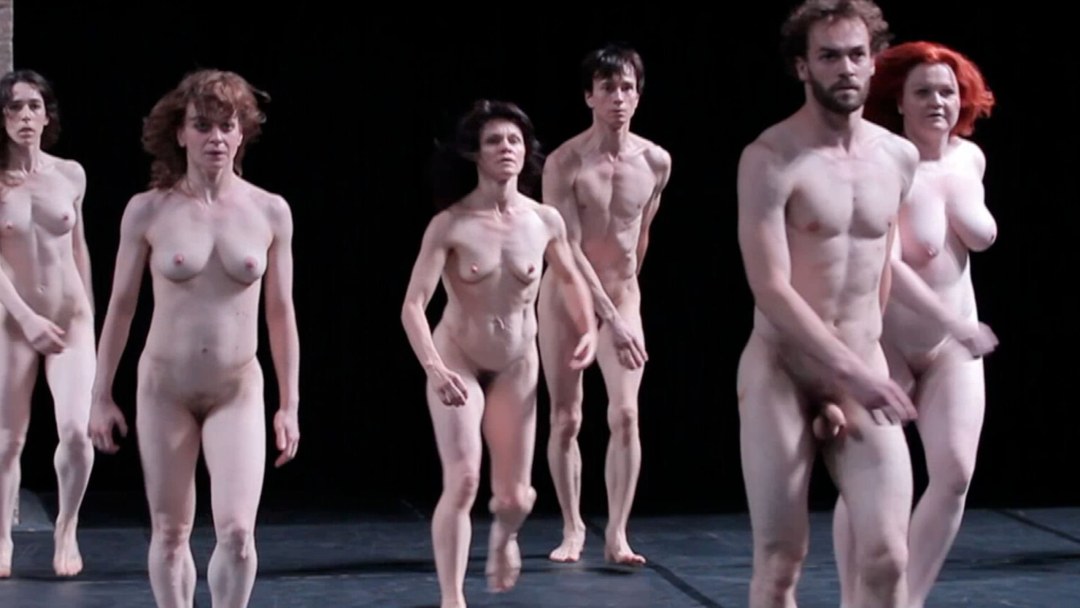 Artista de ballet desnudo de Schneider alemán