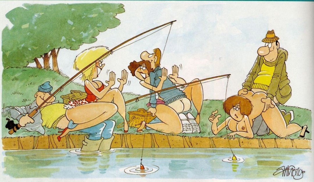 Dibujos eróticos sobre la pesca