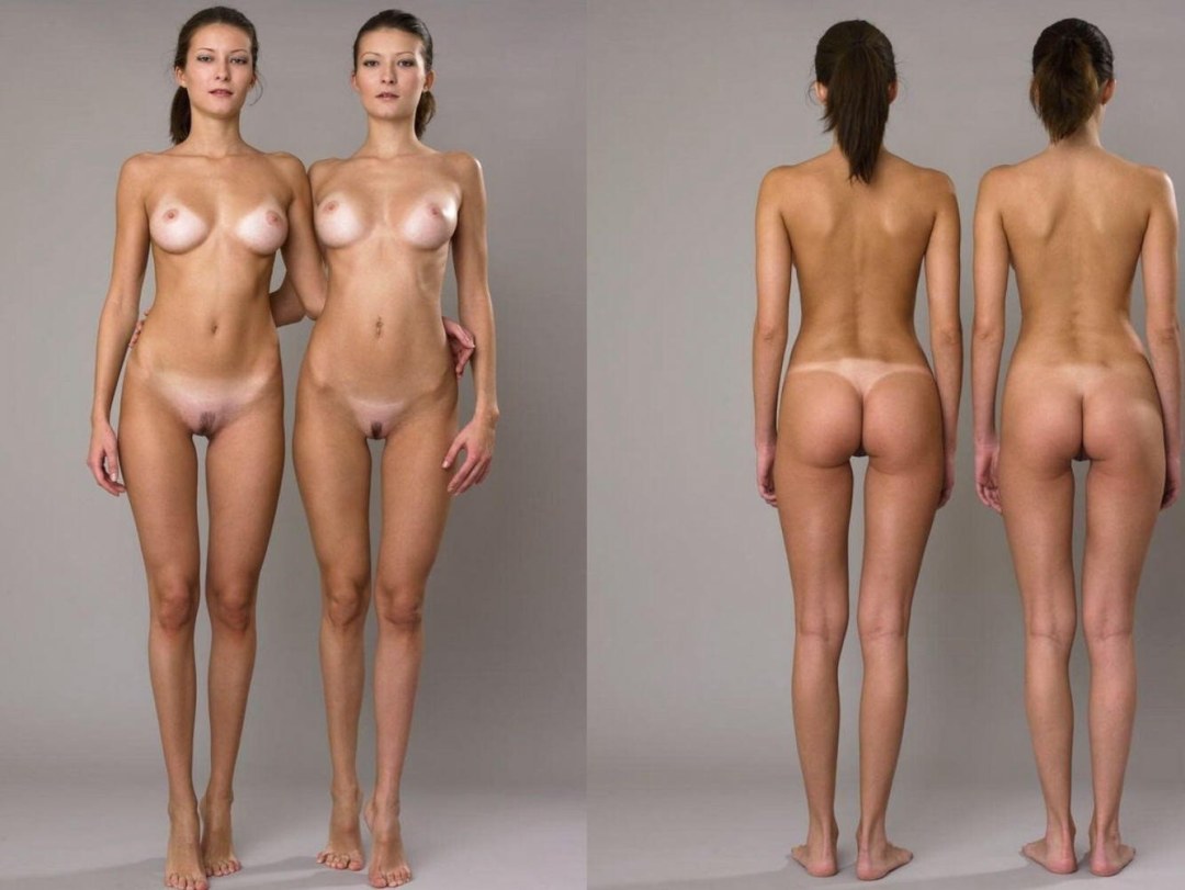 Mujer desnuda en el frente