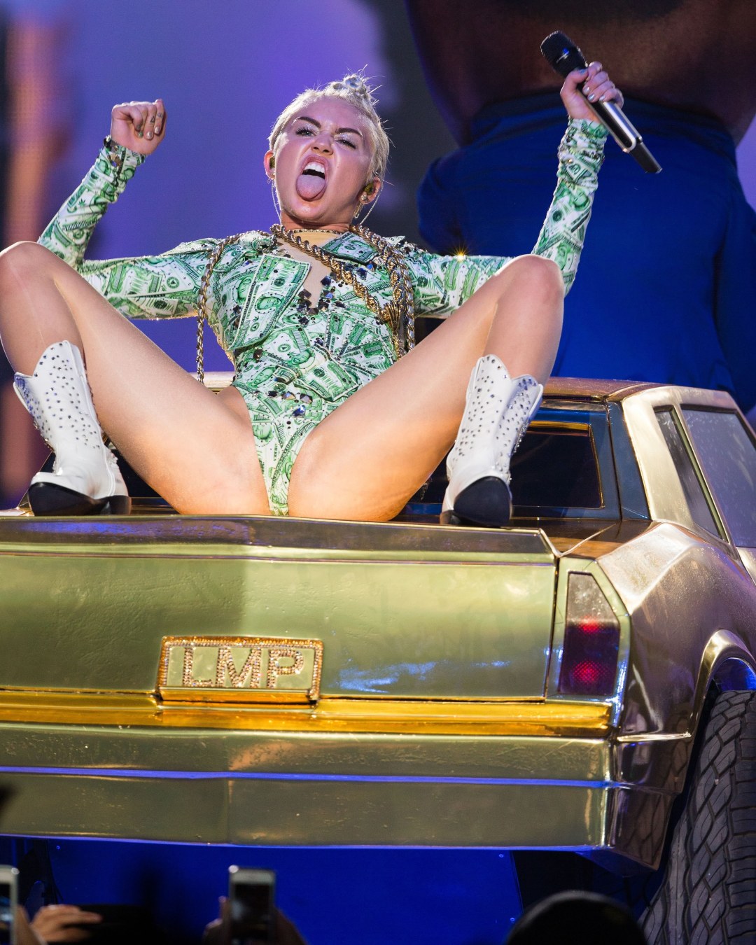 Cantante Miley Cyrus desnuda