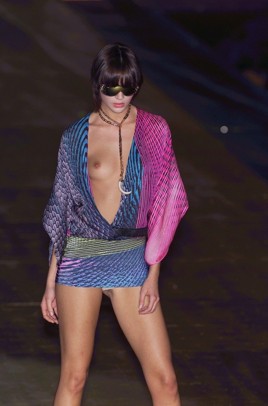 Bragas transparentes en la pasarela