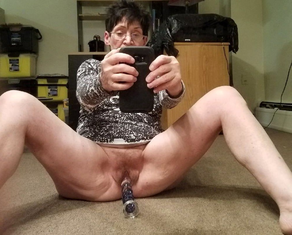 Masturbación de selfie maduro