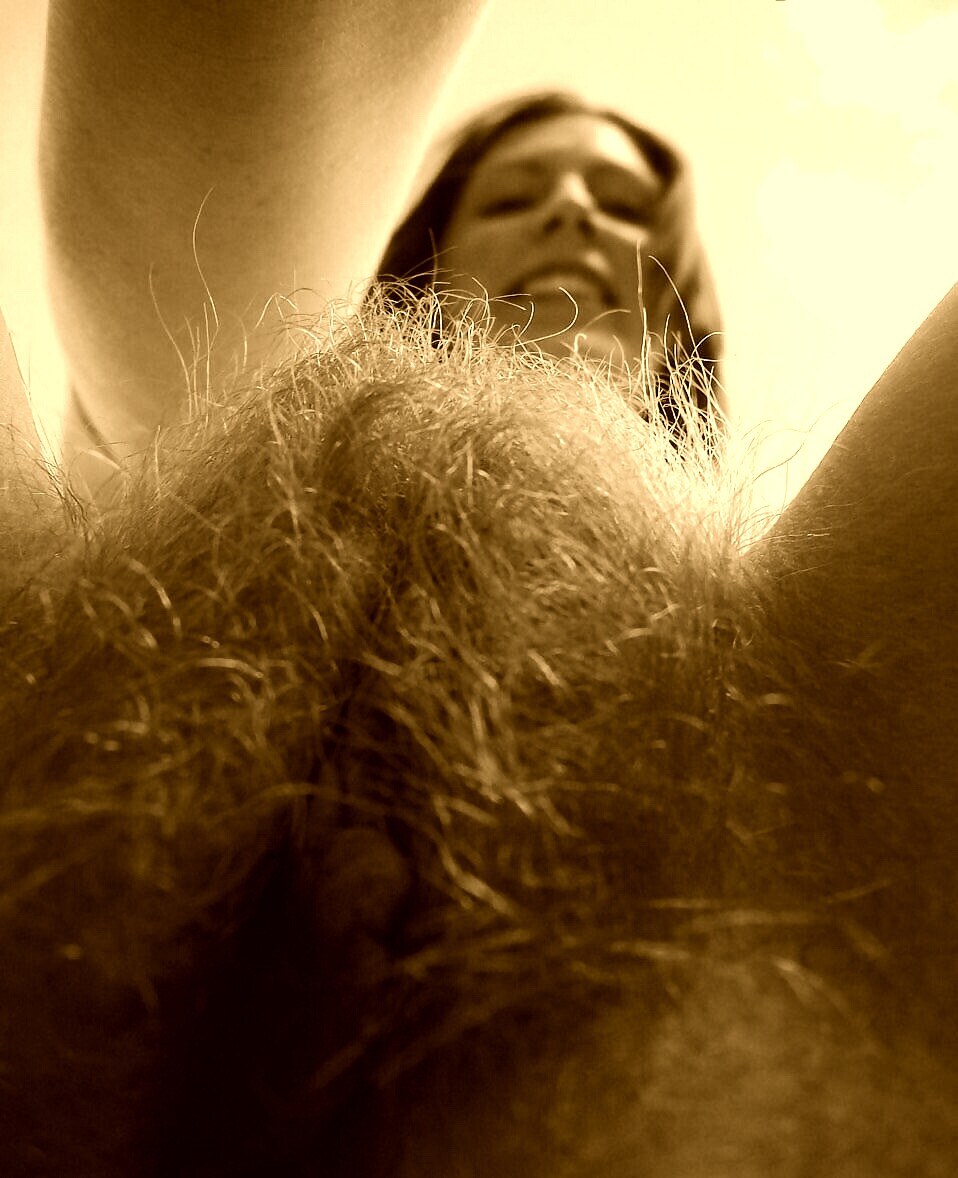 Selfie de vagina peluda