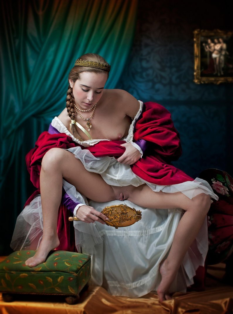 Desnudo al estilo de la edad media