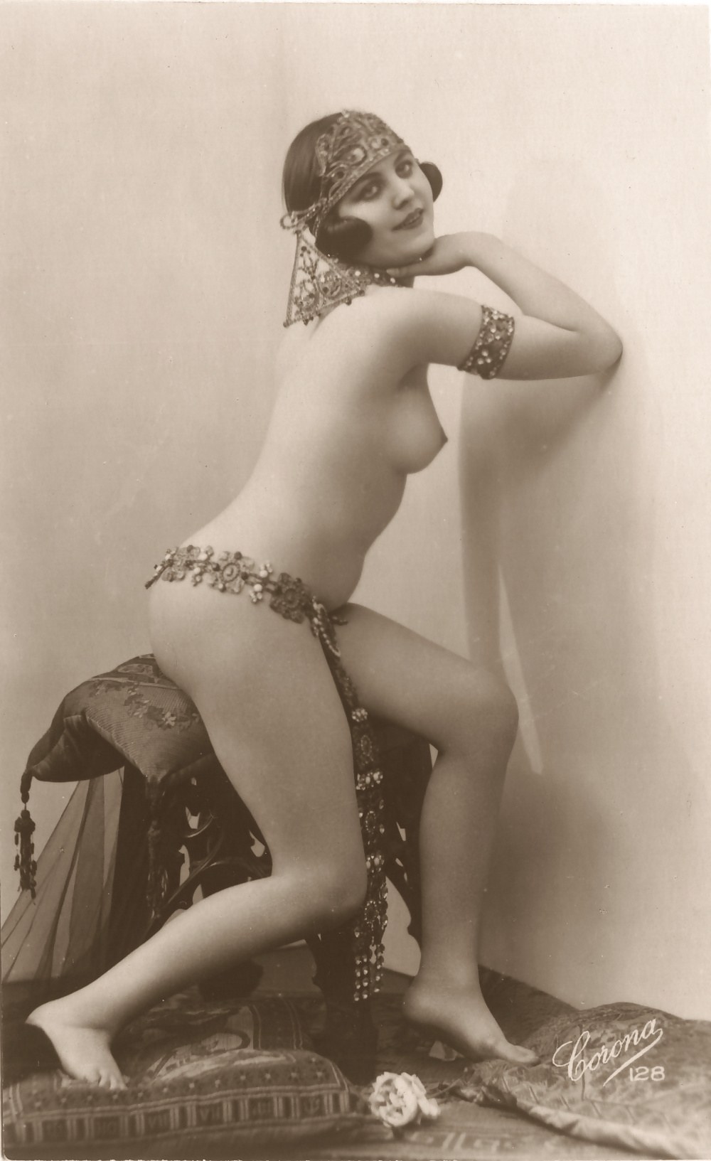 Retro 1900 mujeres desnudas