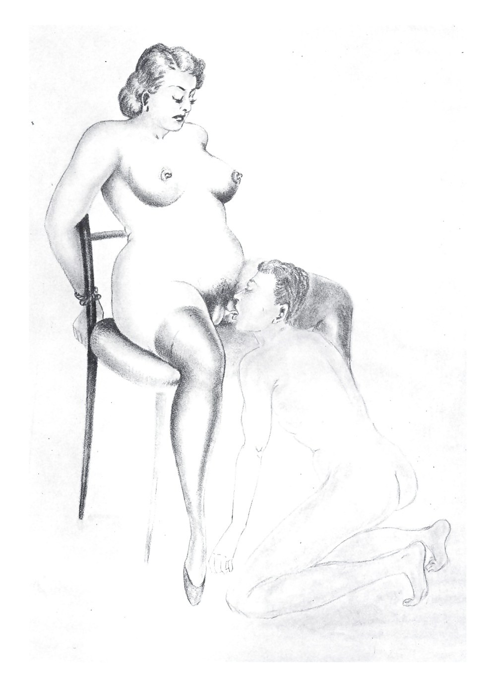 Bbw cunnilingus retro