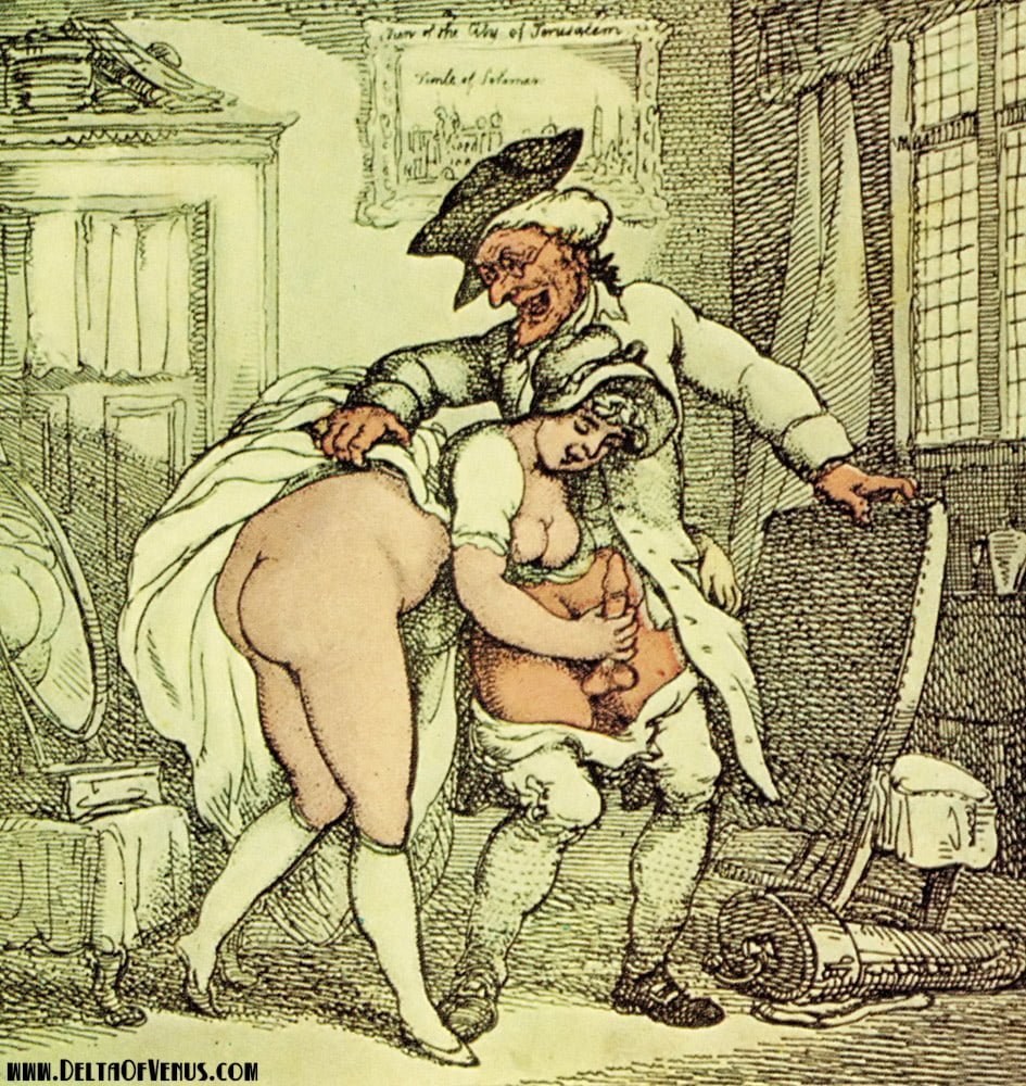 Grabados eróticos de Thomas Rowlandson