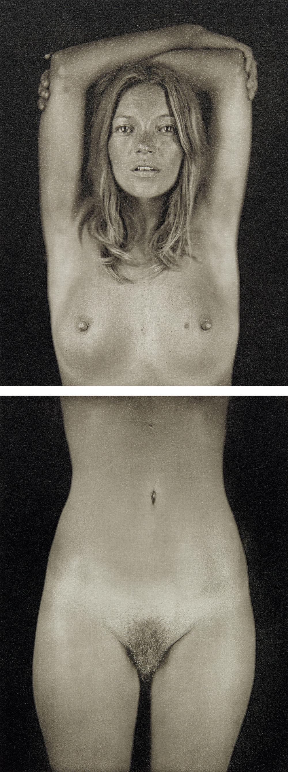 Kate Moss en la juventud desnuda