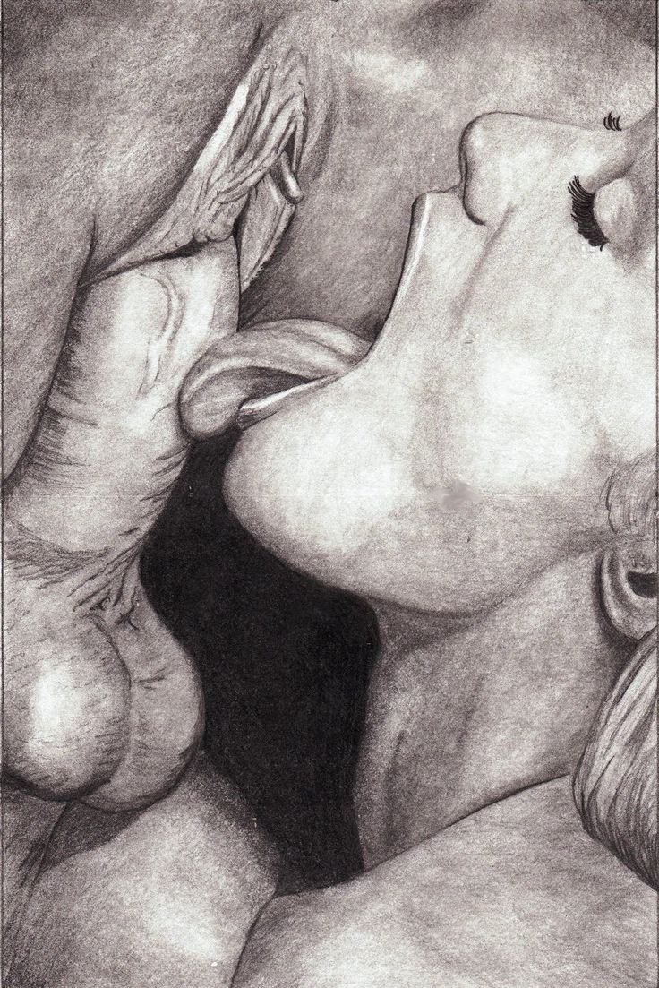Arte erótico con un lápiz
