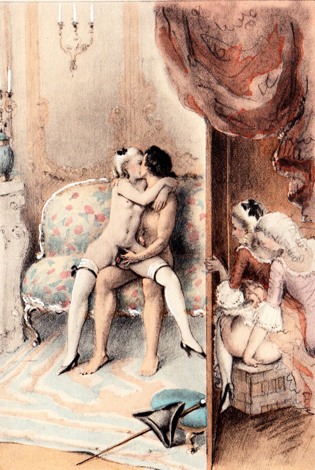Pinturas eróticas Paul Emil Bek