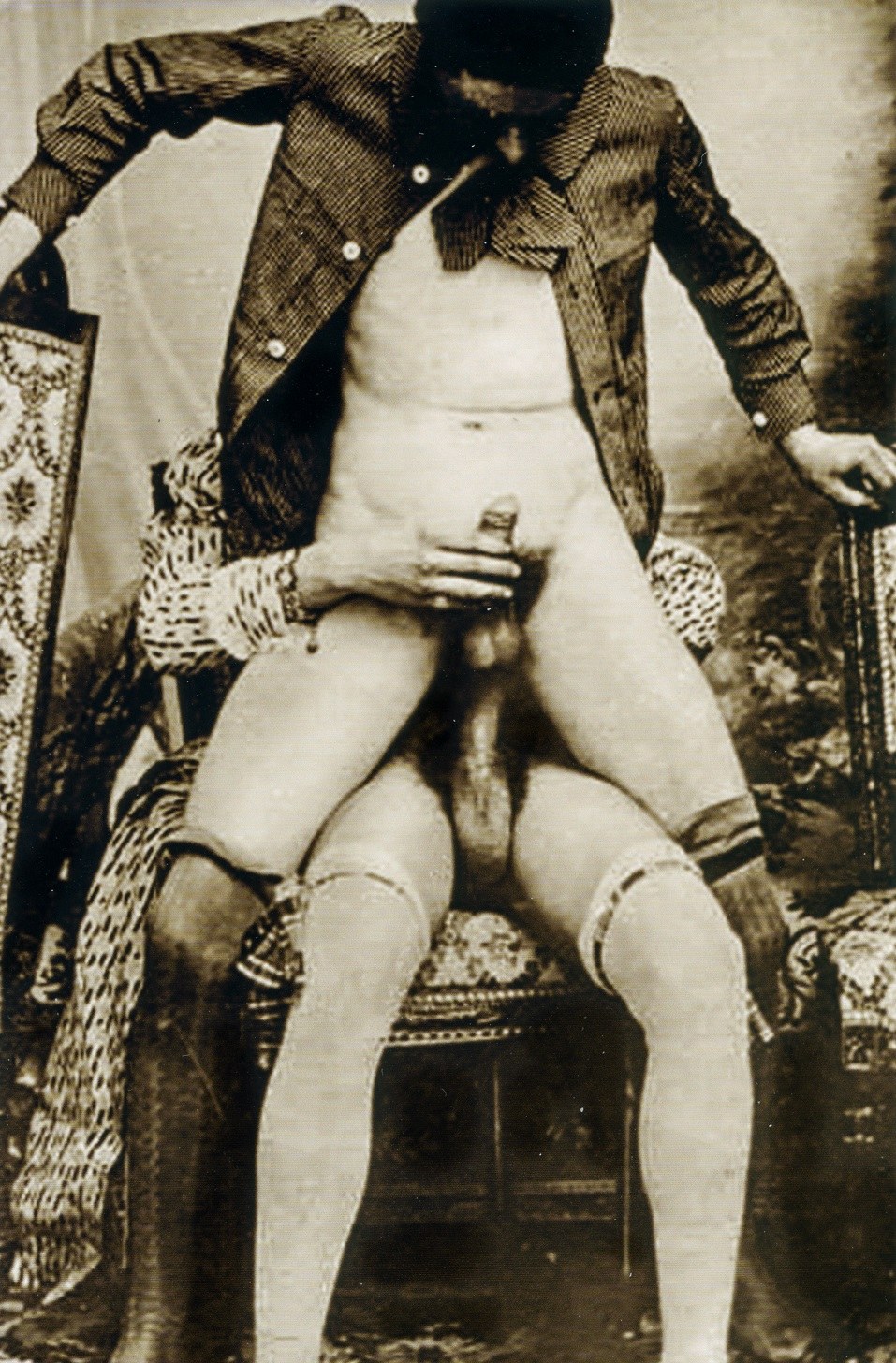 Antiguo porno gay en blanco y negro