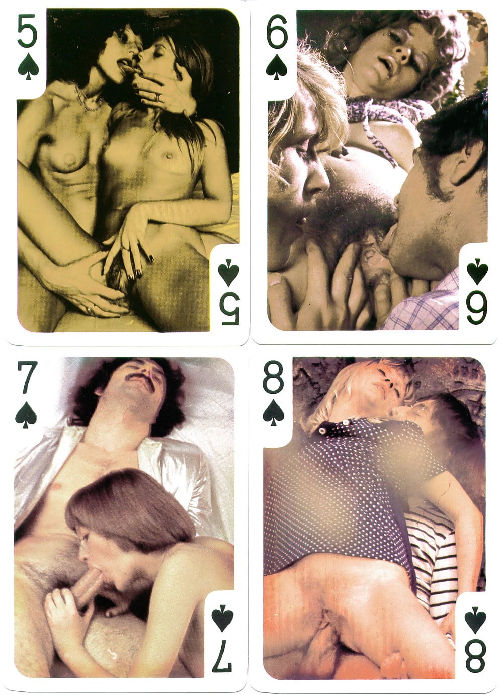Cartas de juego eróticas