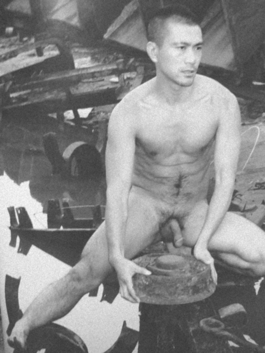 Soldados desnudos niños retro