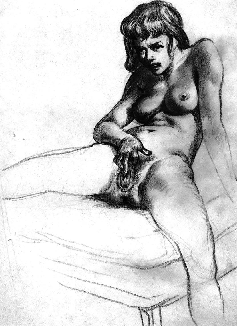 Dibujos de masturbación femenina