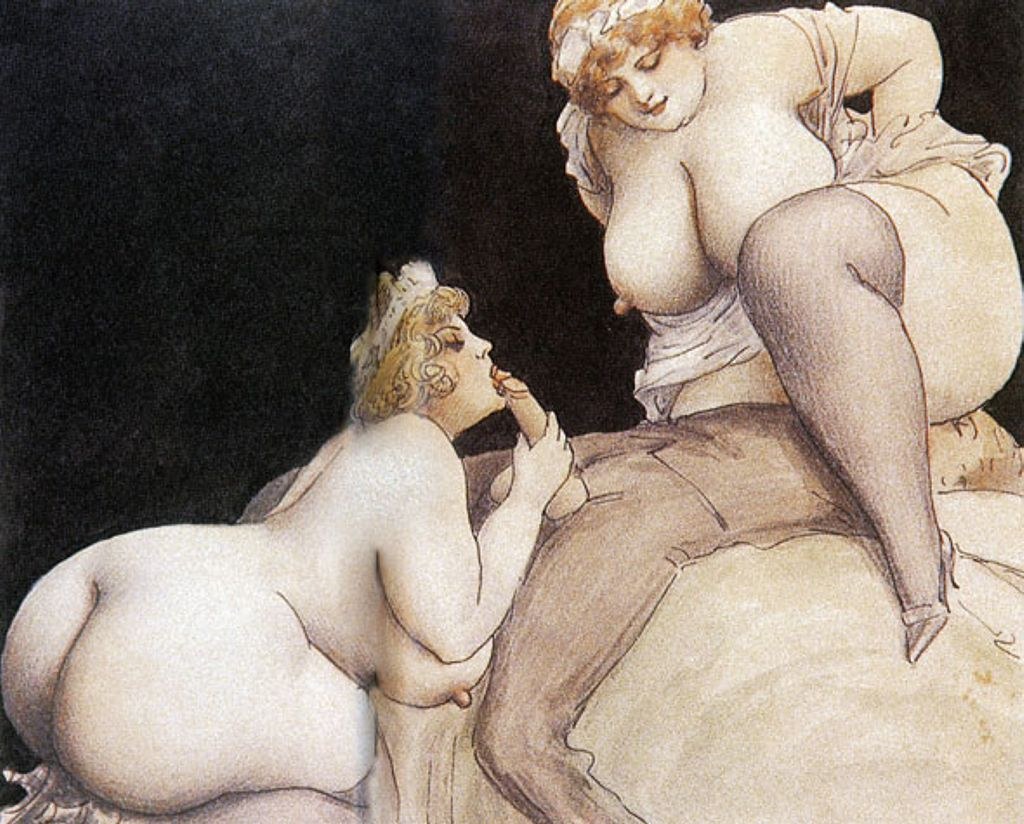 Pintura erótica retro