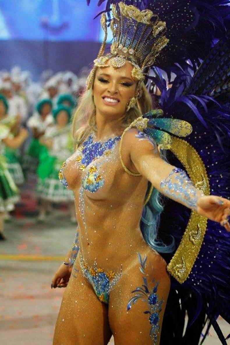 Carnaval brasileño de la niña