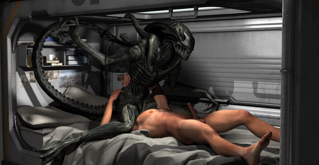 Xenomorph y Riplo hentai