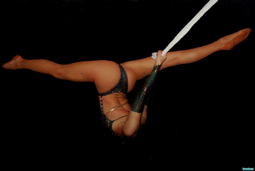 Gimnastas eróticas de circo
