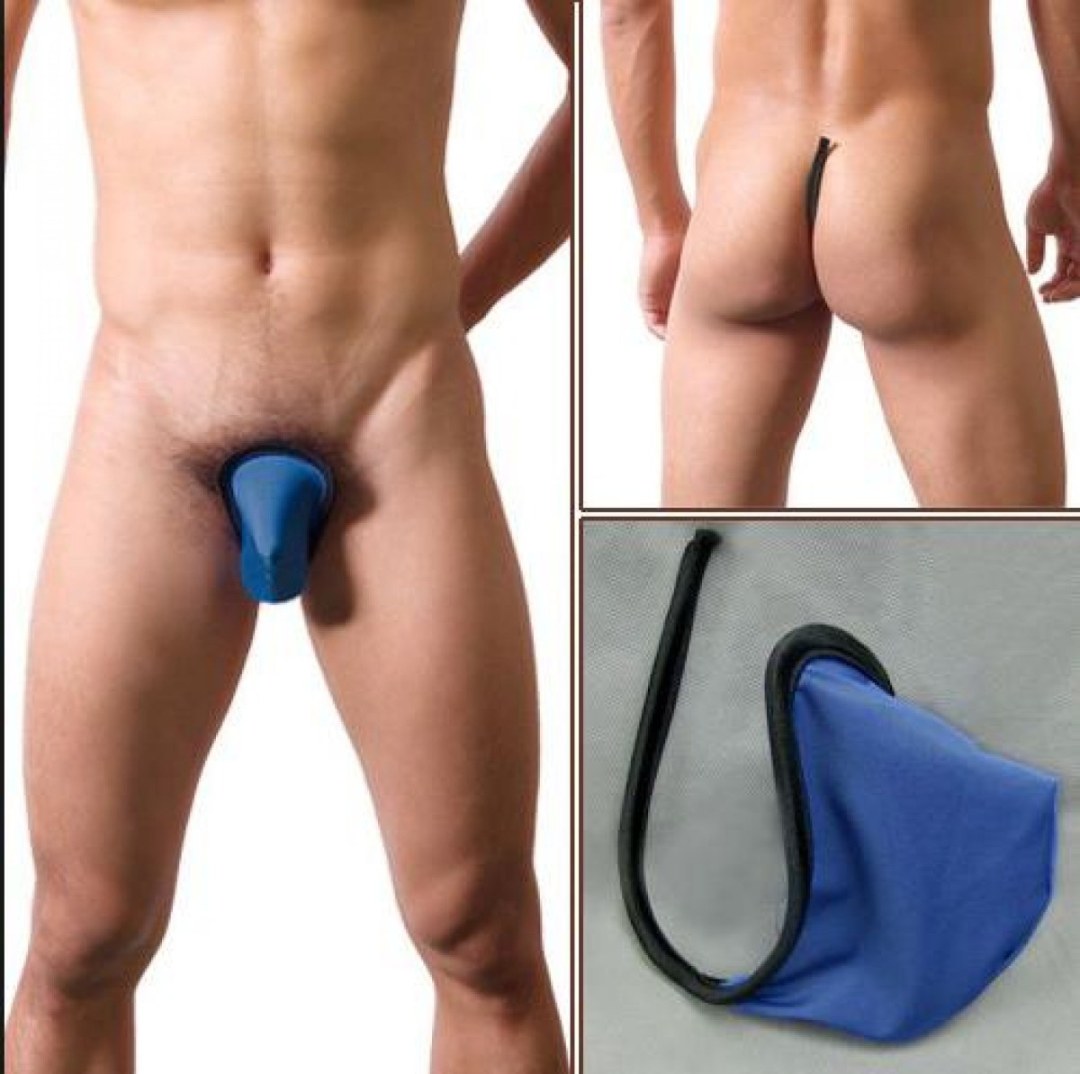 Bragas masculinas con zapatillas anal