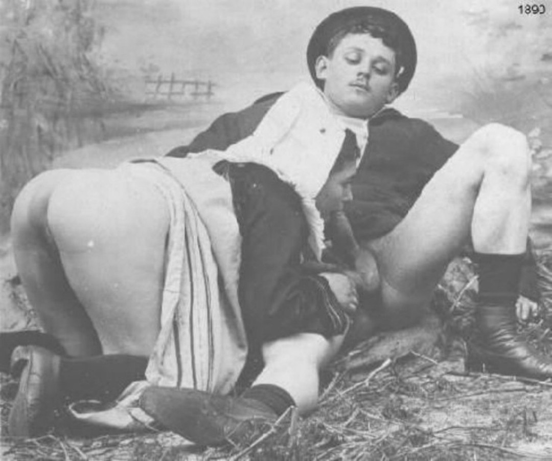 Película porno retro con campesino