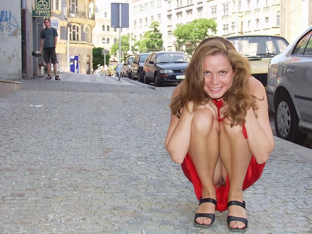 Mujeres sin bragas en la calle