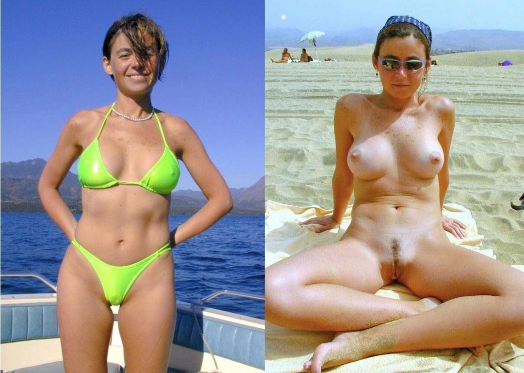 Esposa sin traje de baño privado