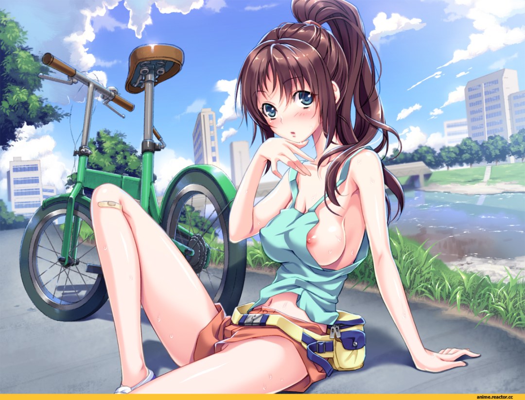 Pantalones cortos de bicicleta hentai