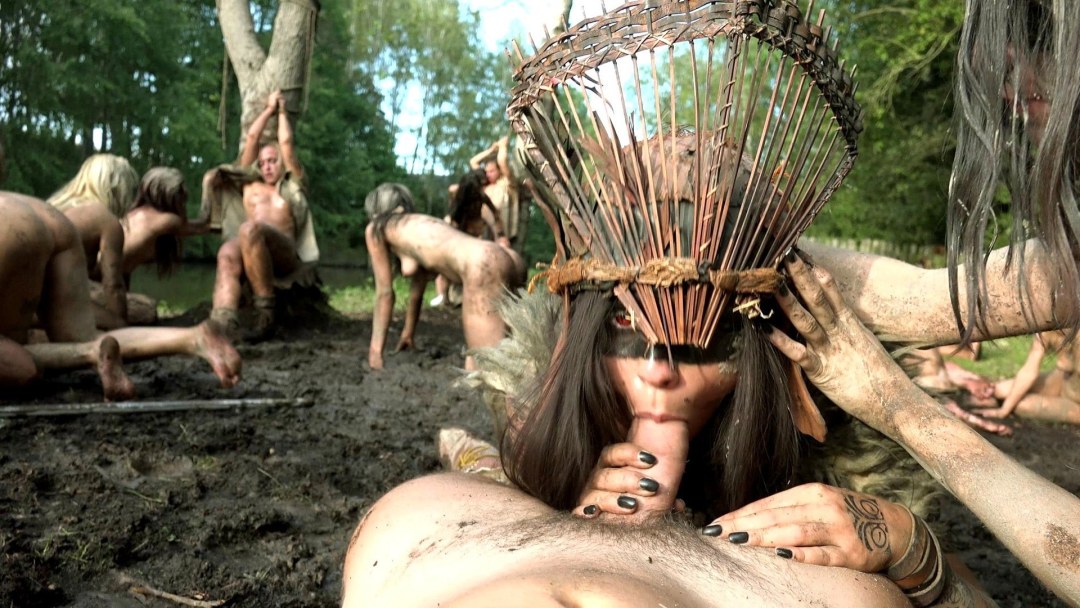 Nativos de Amazon desnudos