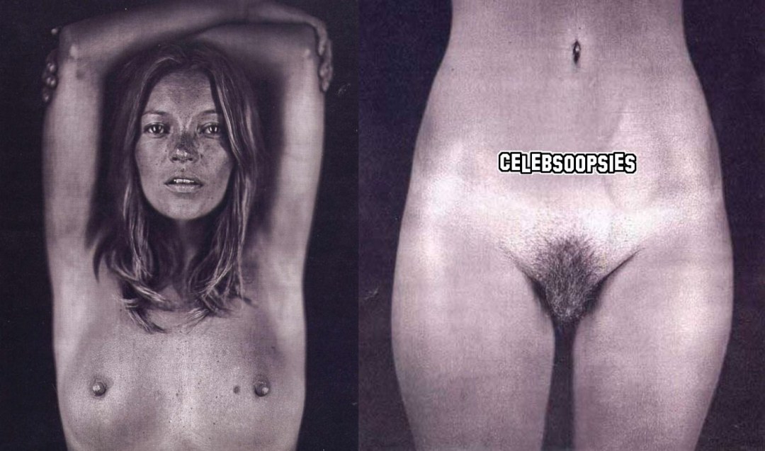 Kate Moss en la juventud desnuda