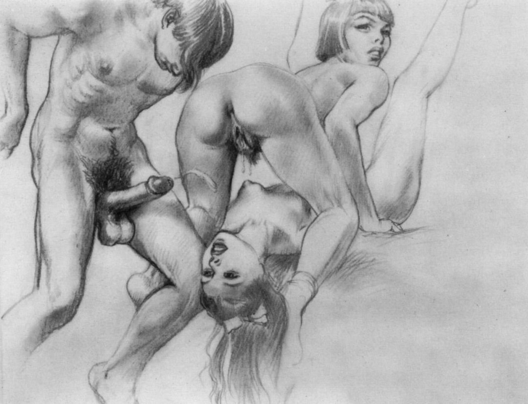 Dibujos pornográficos con un lápiz