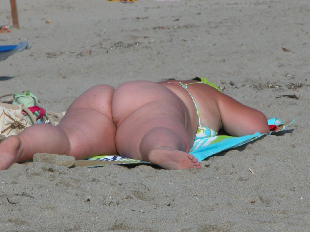 Tomado lleno en la playa