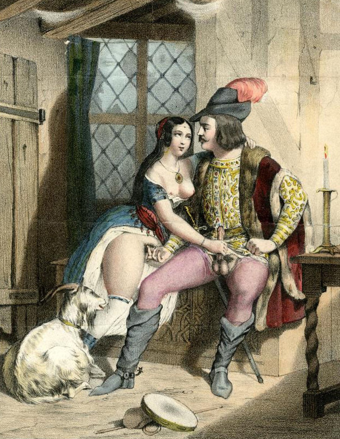 Grabados eróticos Francia siglo XIX