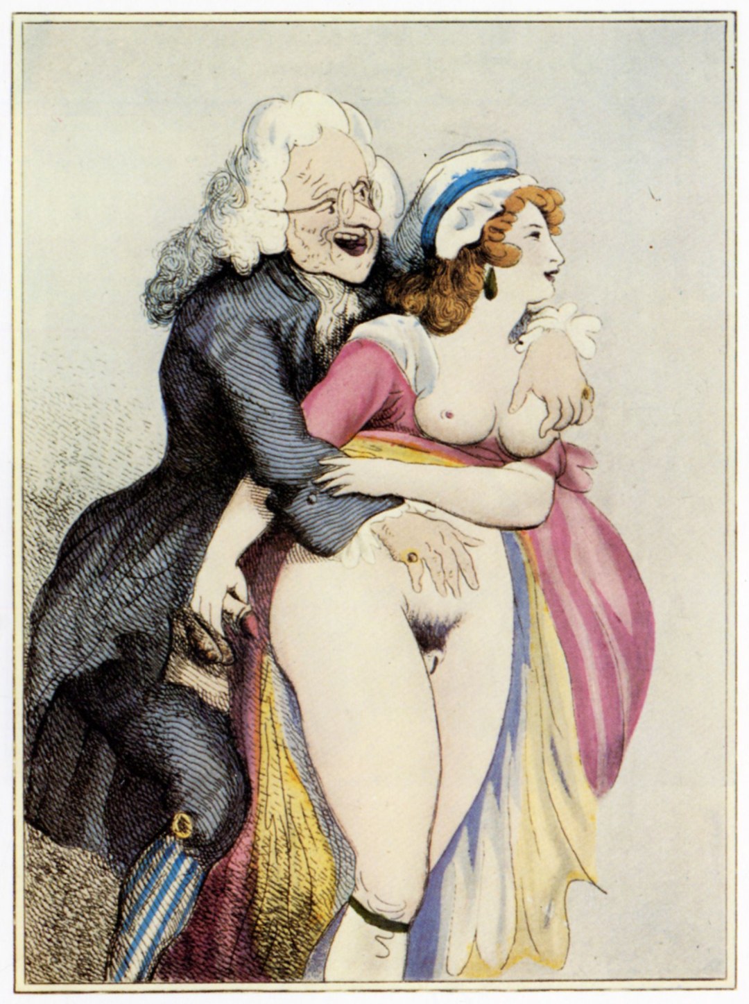 Rowlandson (Thomas Rowlandson) Ilustraciones eróticas
