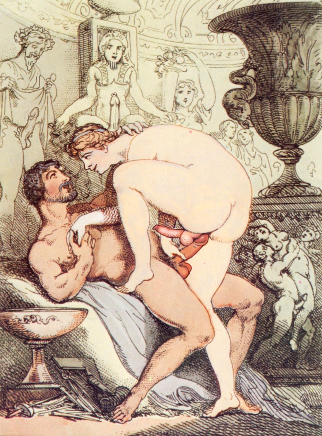 Grabados eróticos de Thomas Rowlandson