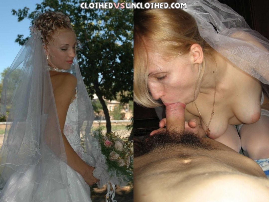 Novias desnudas después de la boda